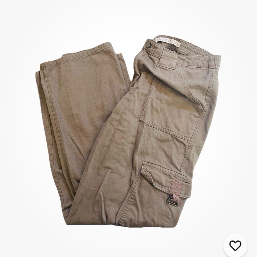 Tinseltown Wide Leg Mid Rise Cargo Pants Baggy Women’s Size XL Loose Fit